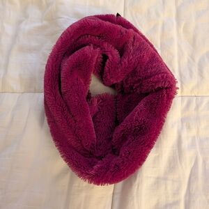 Plush Fuchsia Infinity Scarf - Cozy Women's Wrap